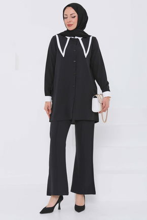 Çift Yakalı Linda Takım - 27020