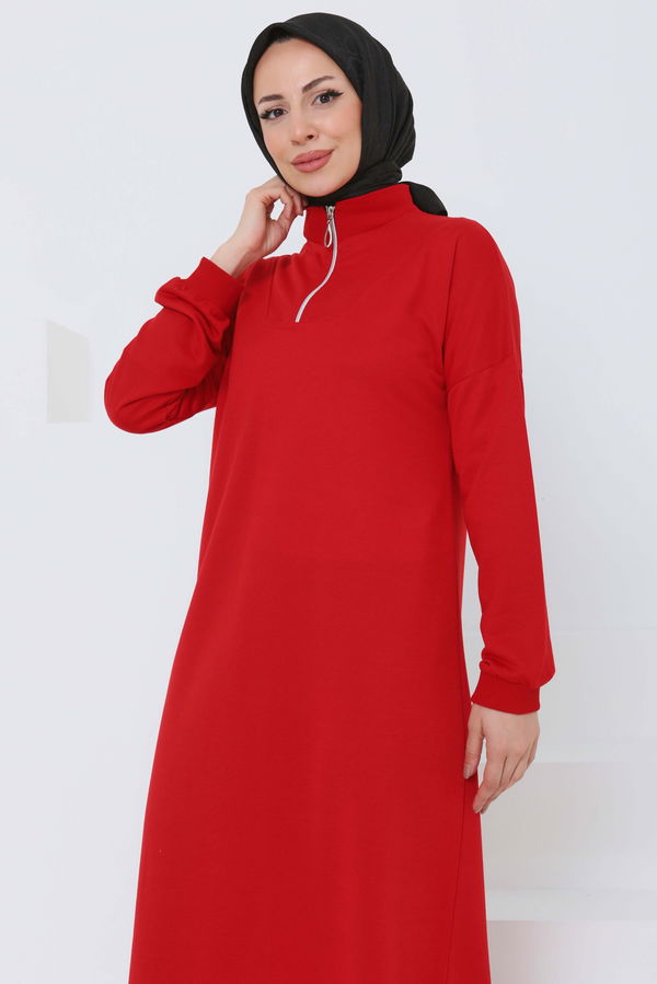 Fermuarlı Elbise - 27046