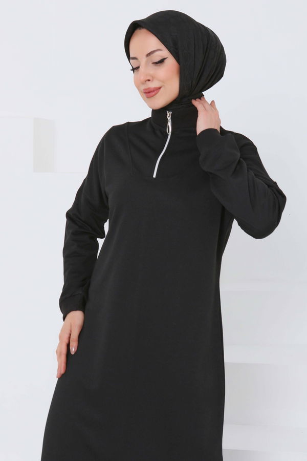 Fermuarlı Elbise - 27046