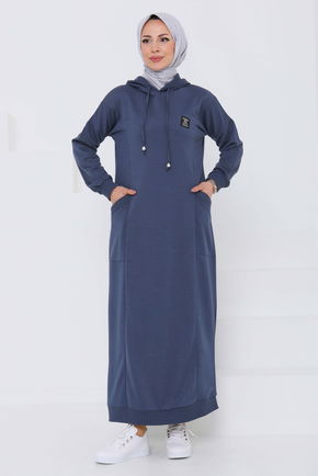 Cepli Armalı Elbise - 27048