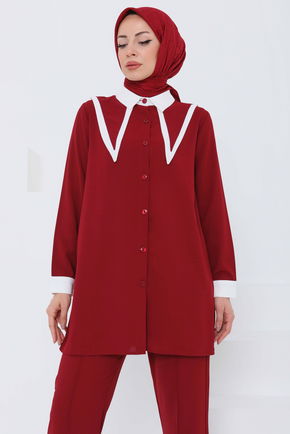 Çift Yakalı Linda Takım - 27020