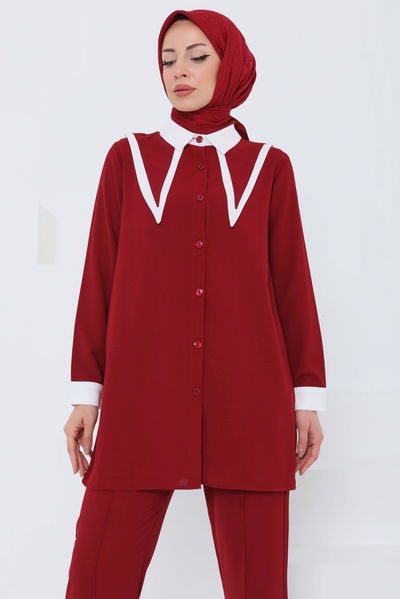 Çift Yakalı Linda Takım - 27020