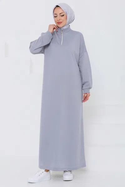 Fermuarlı Elbise - 27046