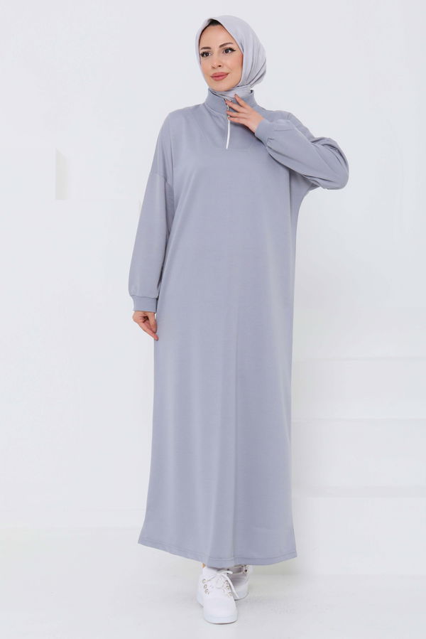 Fermuarlı Elbise - 27046