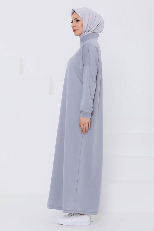 Fermuarlı Elbise - 27046