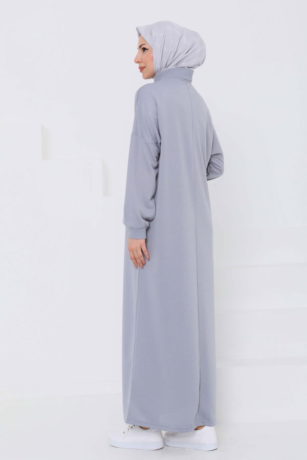 Fermuarlı Elbise - 27046