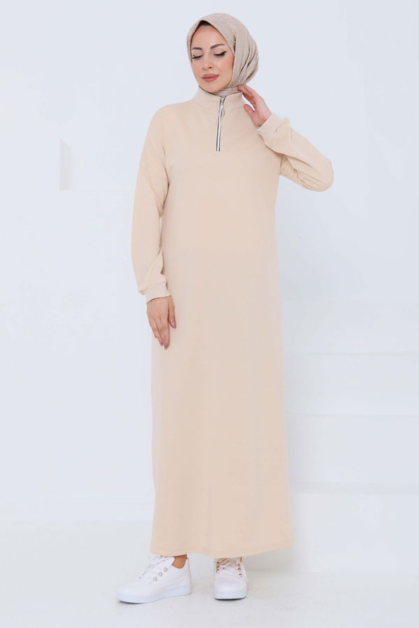 Fermuarlı Elbise - 27046