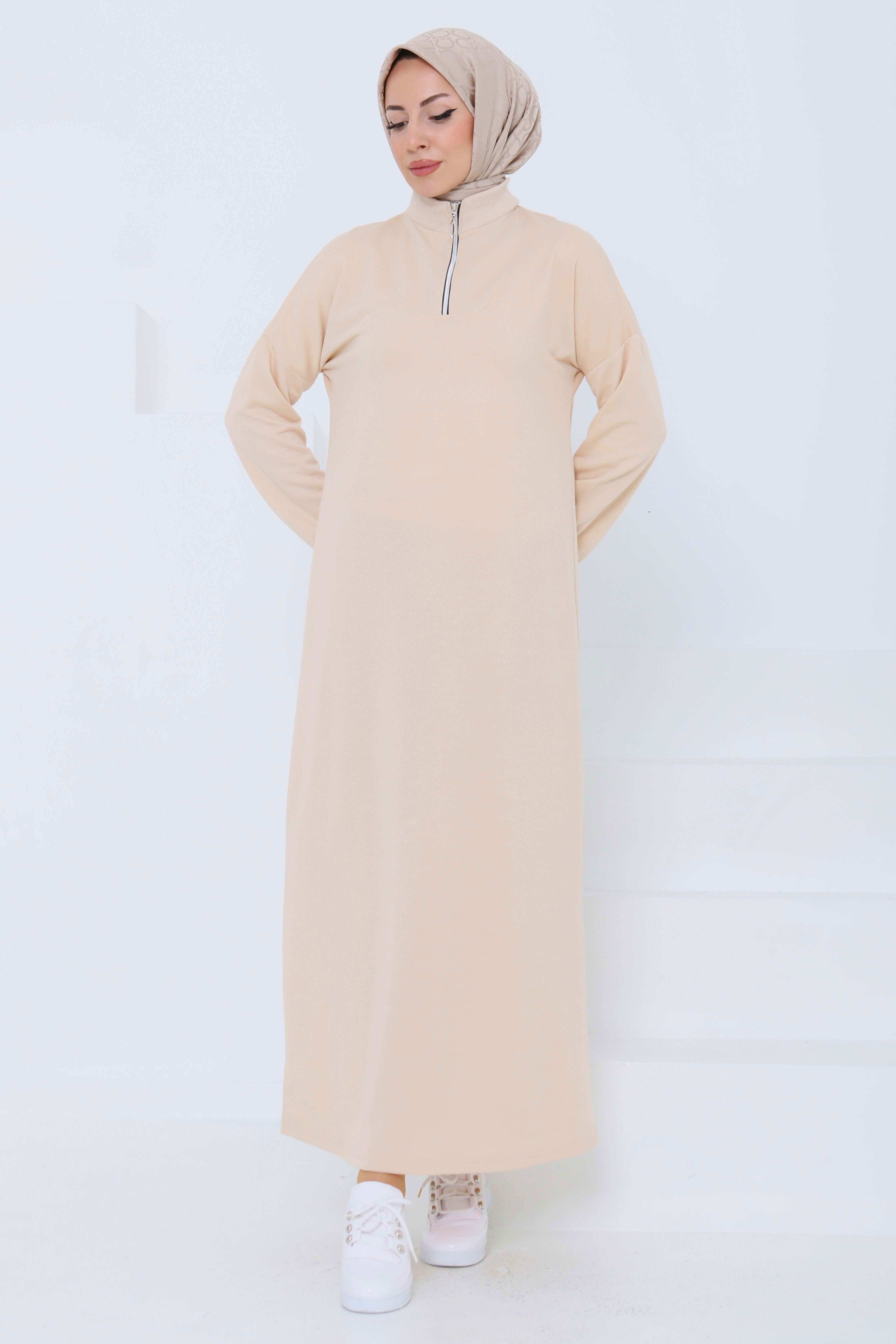 Fermuarlı Elbise - 27046
