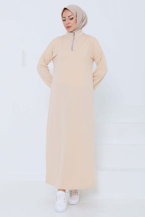 Fermuarlı Elbise - 27046
