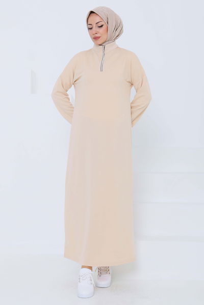 Fermuarlı Elbise - 27046