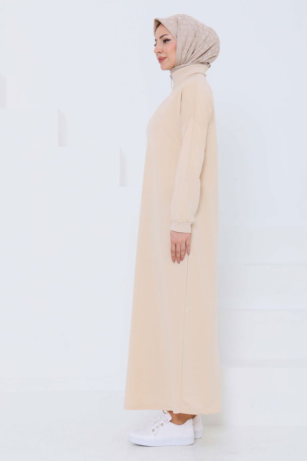 Fermuarlı Elbise - 27046