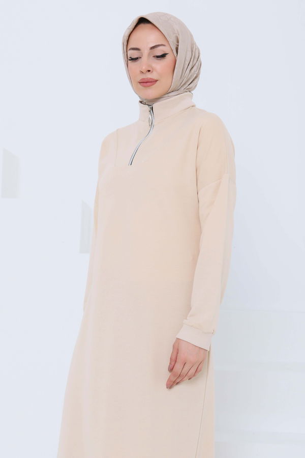 Fermuarlı Elbise - 27046
