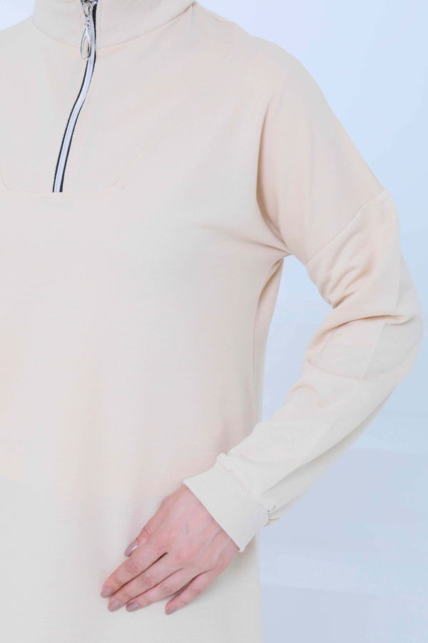 Fermuarlı Elbise - 27046