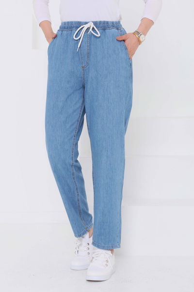 Beli Lastikli Kot Pantolon - 27037