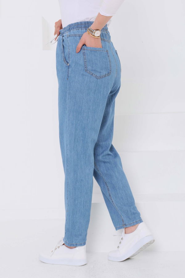 Beli Lastikli Kot Pantolon - 27037