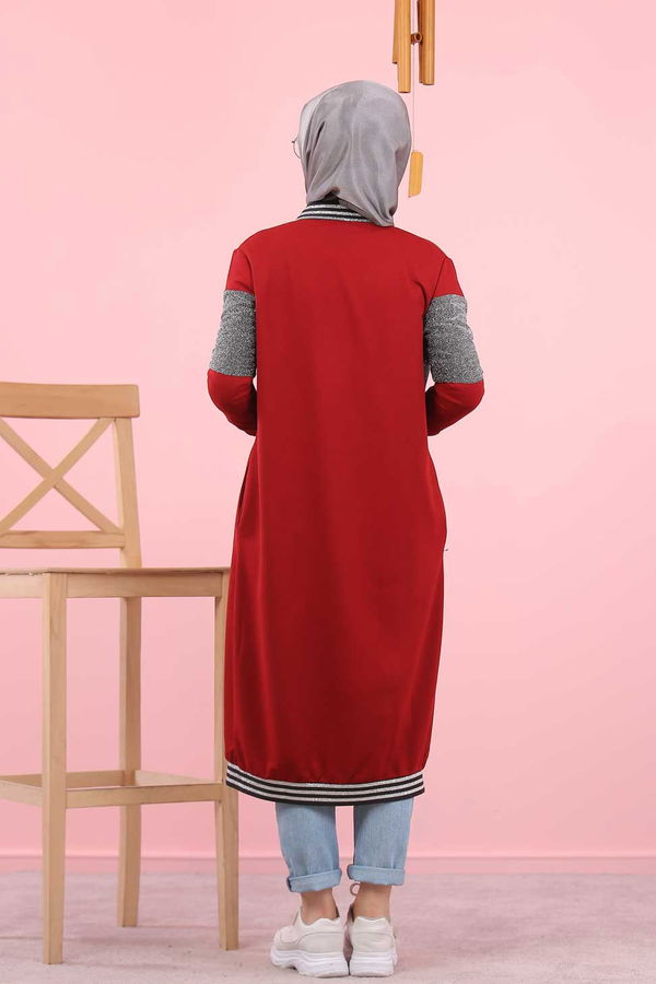 Spor Kap Siyah  Bordo - 7977