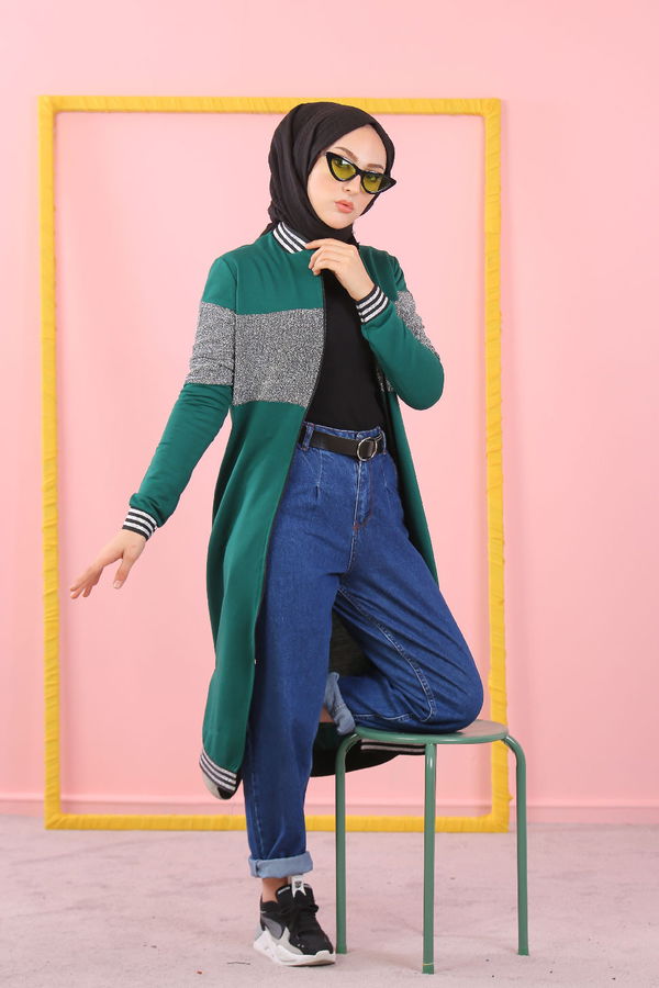 Spor Kap Siyah  Yeşil - 7977 YEŞİL