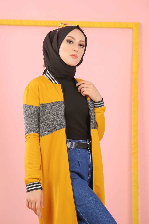 Spor Kap Siyah  Sarı - 7977 Sarı
