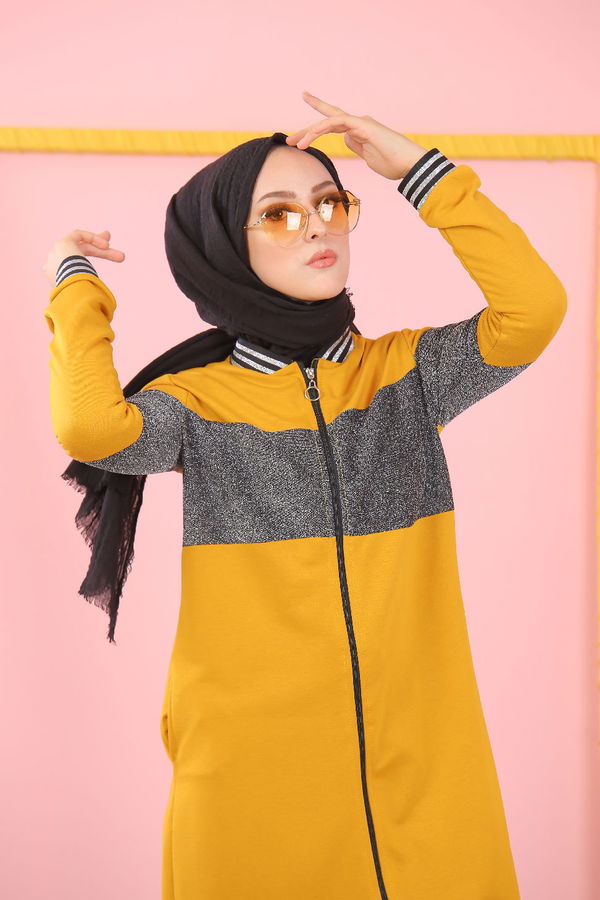 Spor Kap Siyah  Sarı - 7977 Sarı