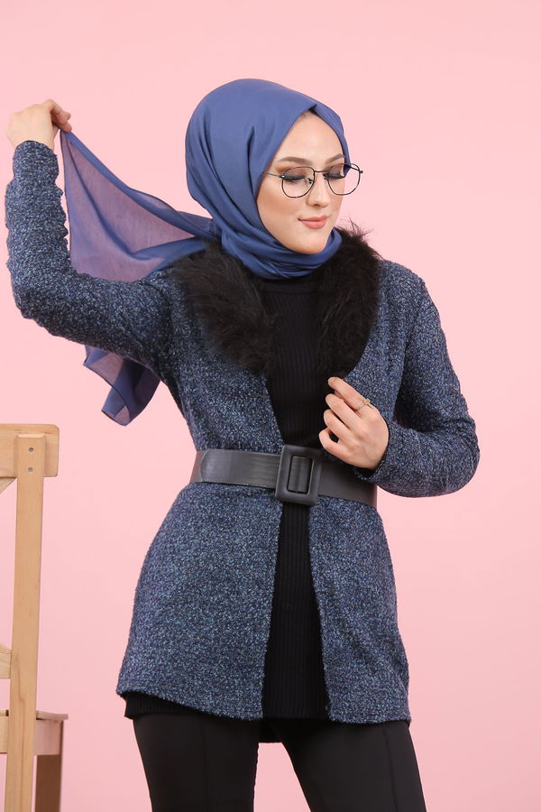 8317 BUKLET CEKET Mavi - 8317 MAVİ