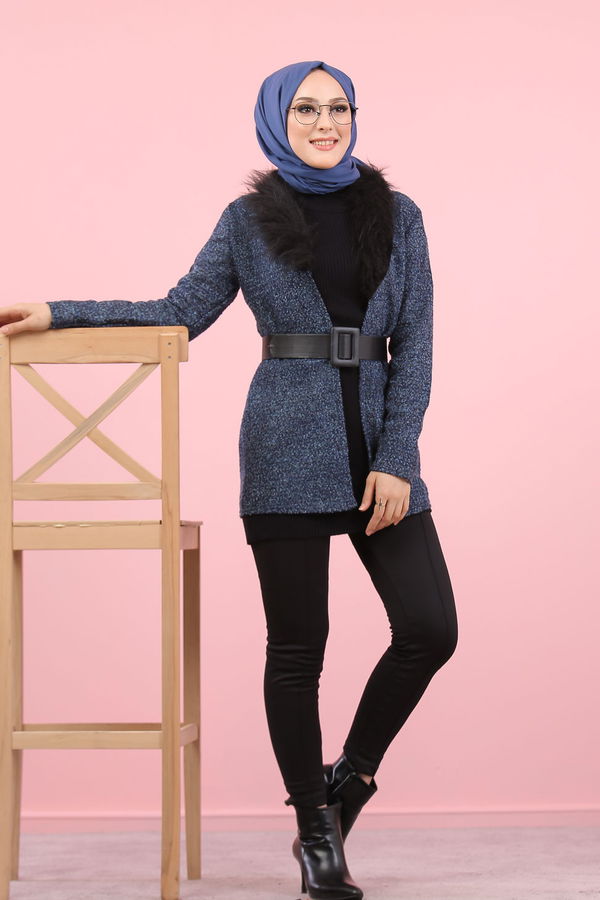 8317 BUKLET CEKET Mavi - 8317 MAVİ