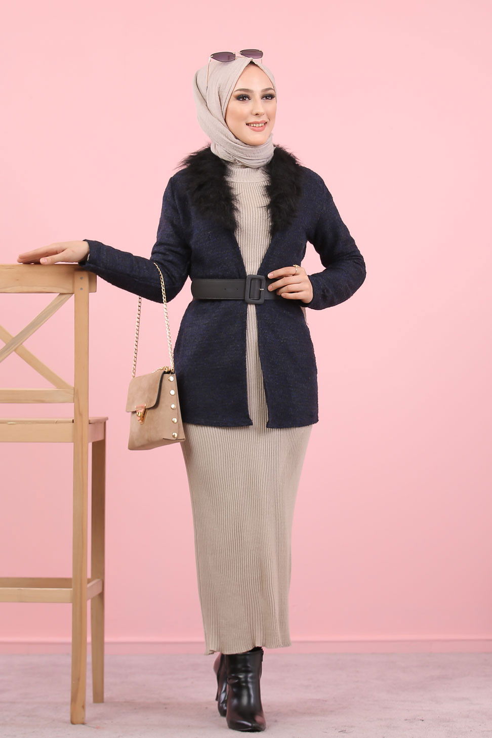 8317 BUKLET CEKET Lacivert - 8317 LACİVERT