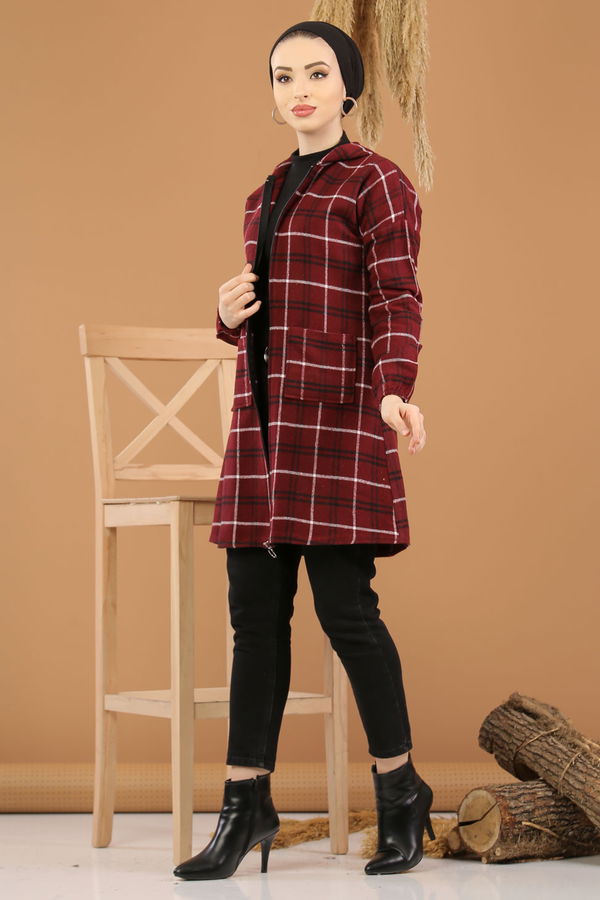 8416 FERMUARLI HIRKA Bordo - 8416