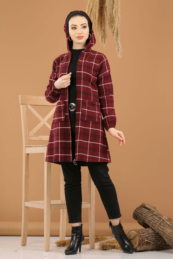 8416 FERMUARLI HIRKA Bordo - 8416