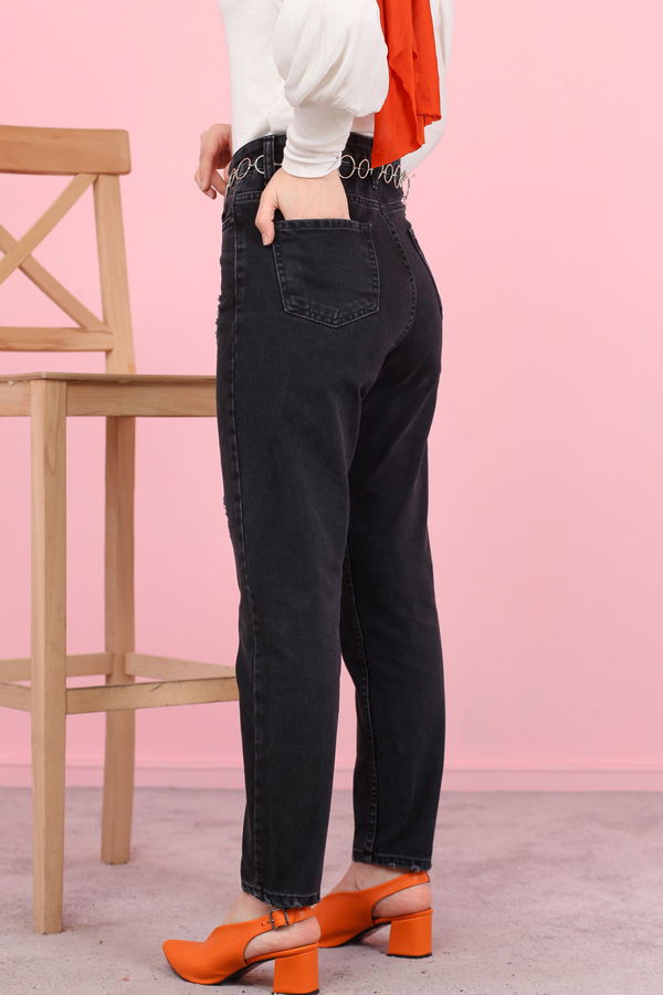 8446 KOT PANTOLON Siyah - 8446 SİYAH