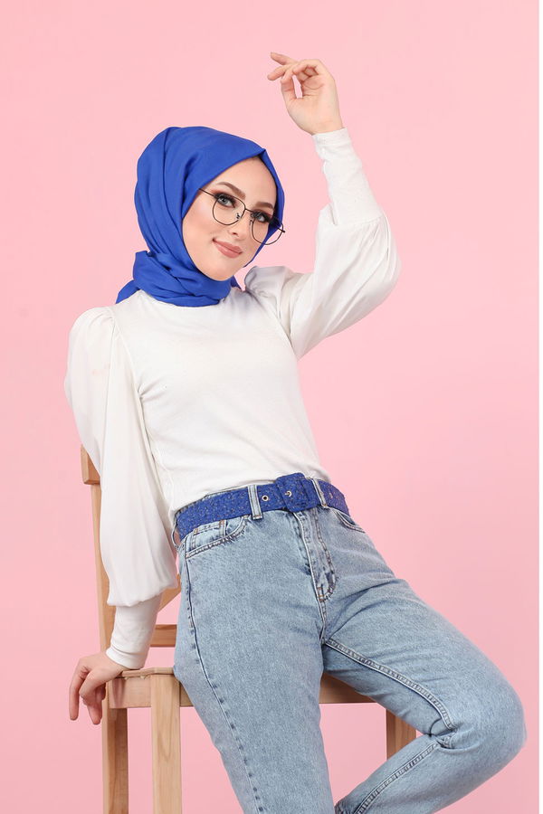 8448 KOT PANTOLON Mavi - 8448