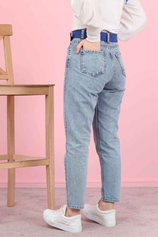 8448 KOT PANTOLON Mavi - 8448