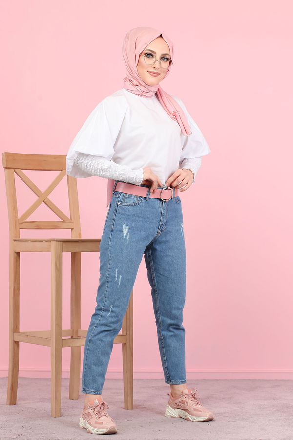 KOT PANTOLON Mavi - 8443