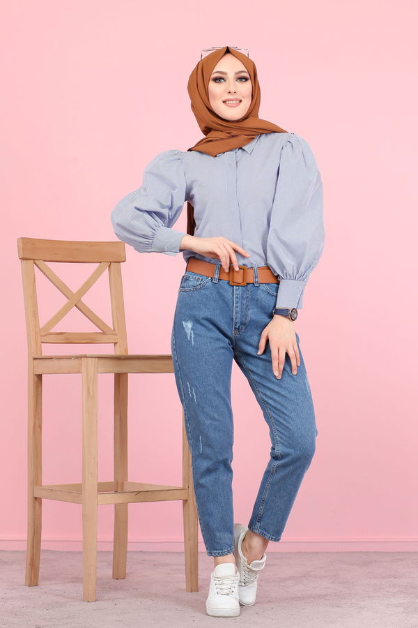 KOT PANTOLON Mavi - 8443