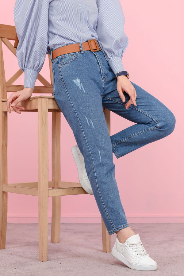 KOT PANTOLON Mavi - 8443
