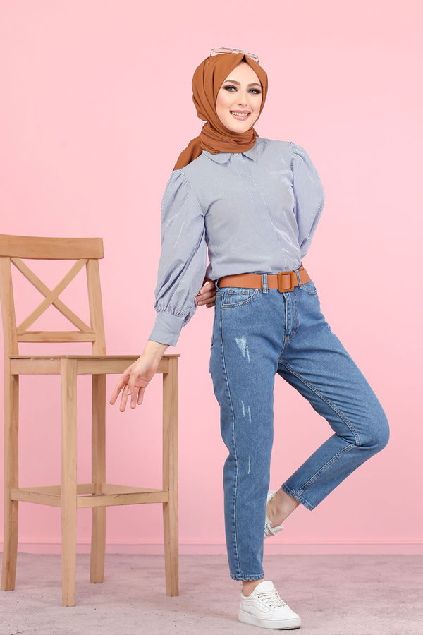 KOT PANTOLON Mavi - 8443