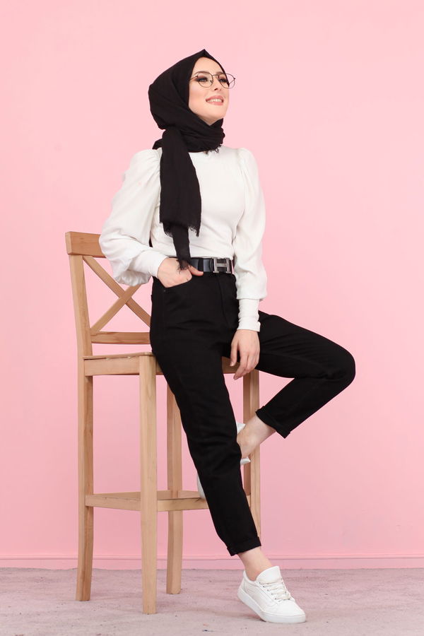 8447 KOT PANTOLON Siyah - 8447