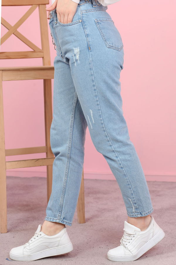 8444 KOT PANTOLON Mavi - 8444