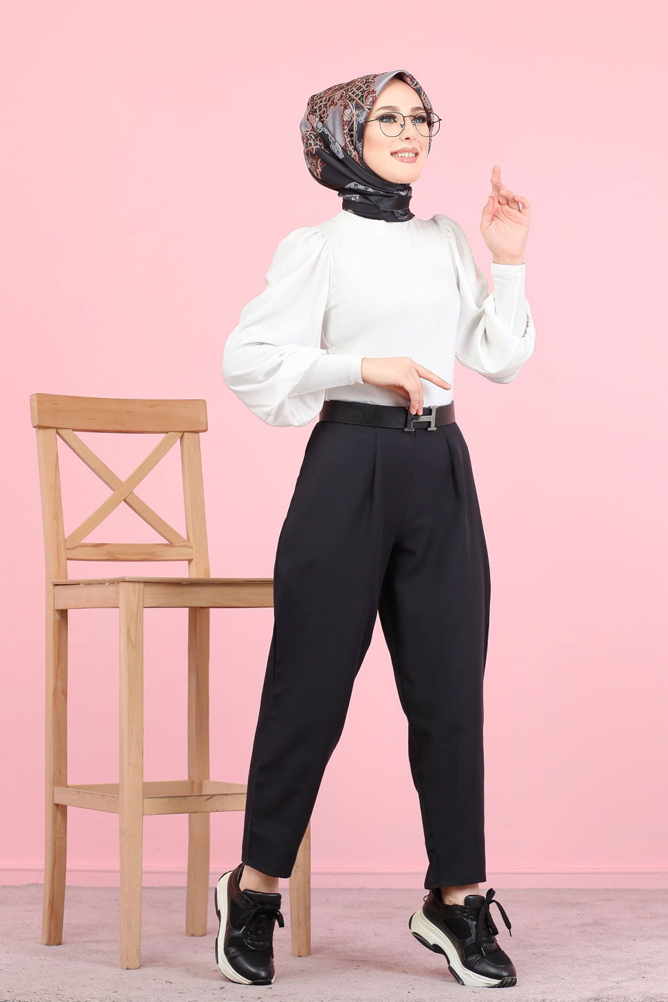PANTOLON Siyah - 8441 SİYAH