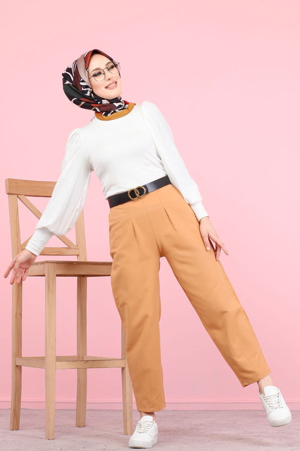 PANTOLON Sarı - 8441 Sarı