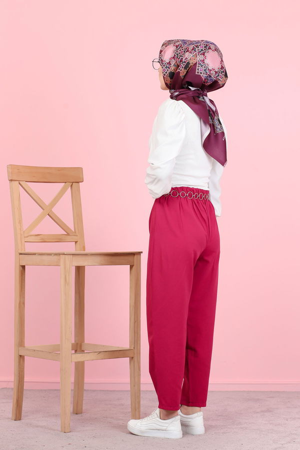 PANTOLON Fuşya - 8441 FUŞYA