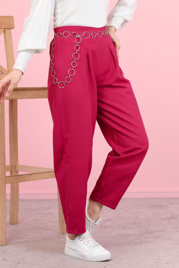 PANTOLON Fuşya - 8441 FUŞYA