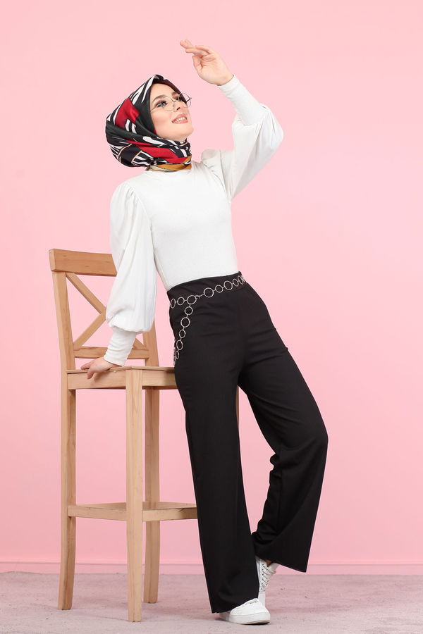 4142 KASKORSE PANTOLON Siyah - 4142