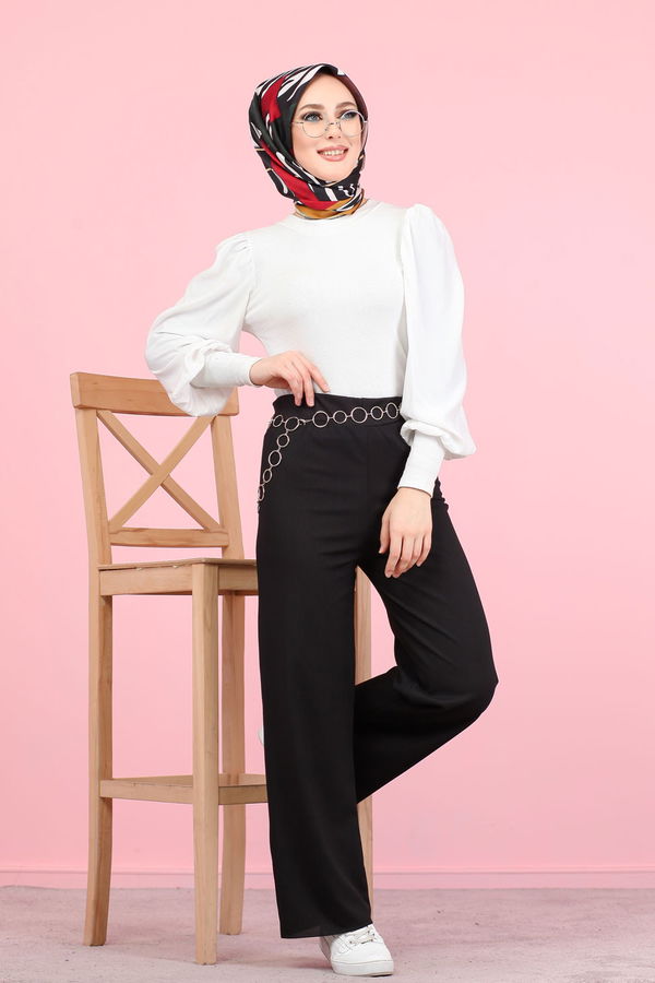 4142 KASKORSE PANTOLON Siyah - 4142