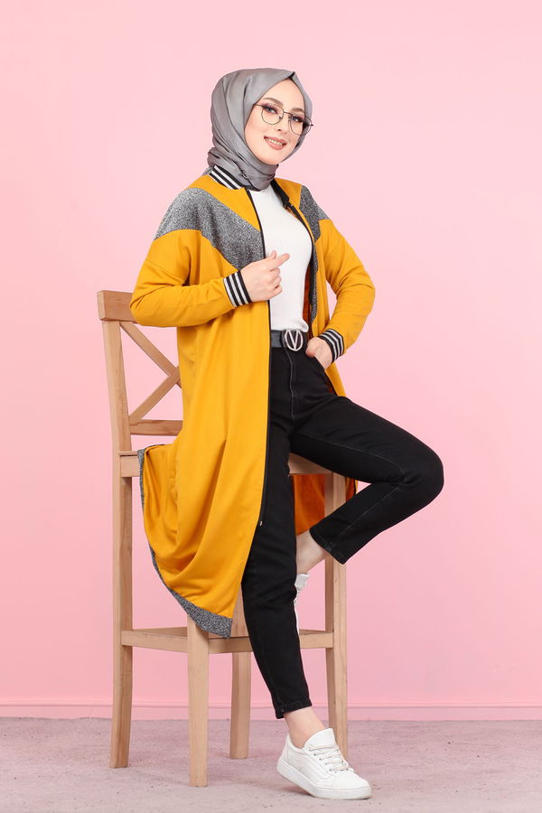 Spor Kap Siyah Sarı - 8310
