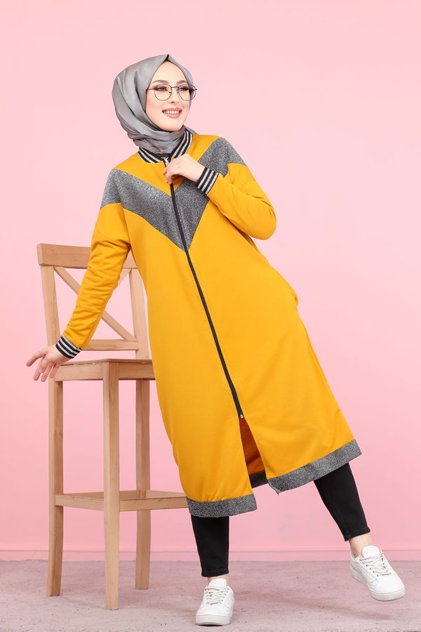 Spor Kap Siyah Sarı - 8310