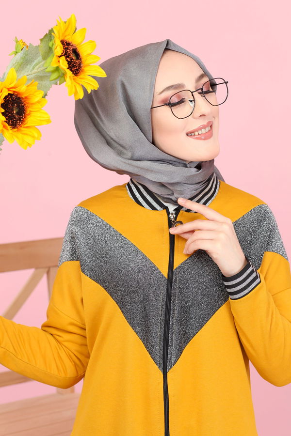 Spor Kap Siyah Sarı - 8310