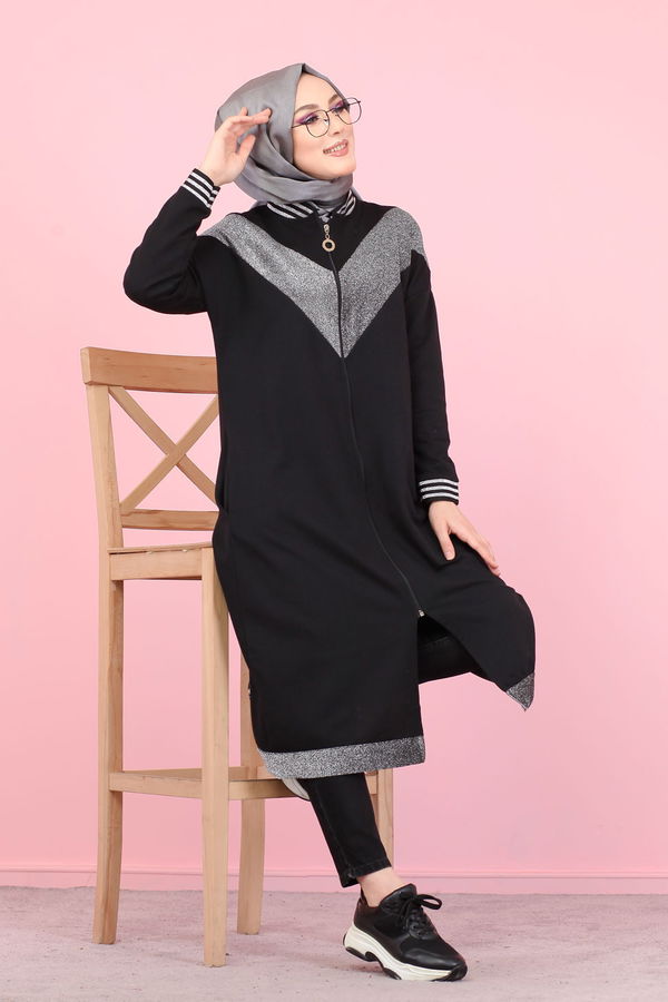 Spor Kap Siyah Siyah - 8310