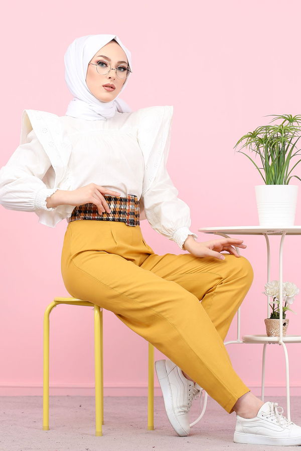 PANTOLON Sarı - 8441