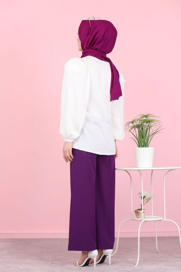 3101 PANTOLON Mor - 3101 MOR