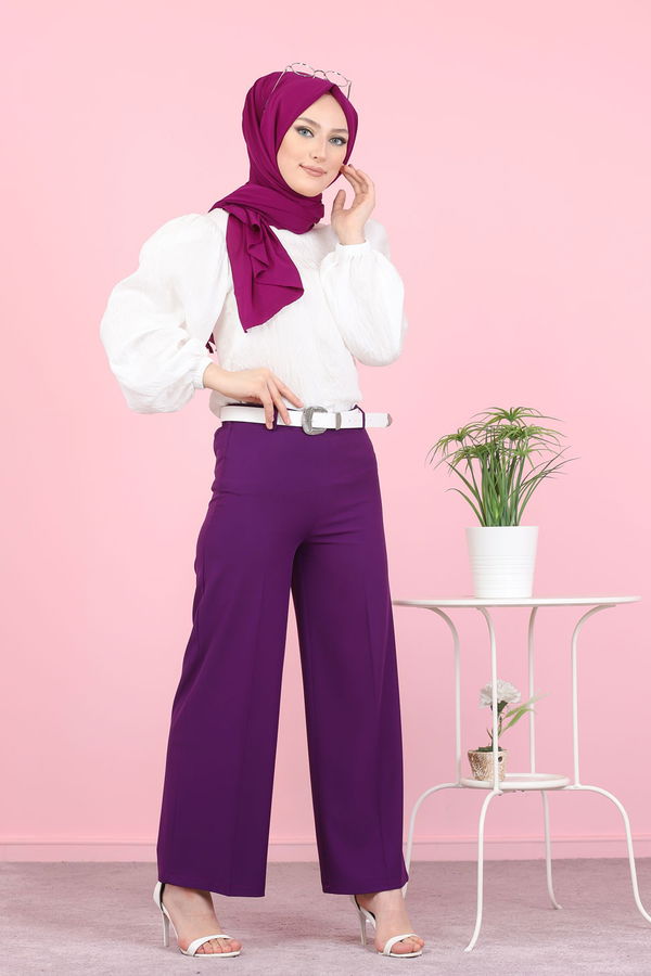3101 PANTOLON Mor - 3101 MOR